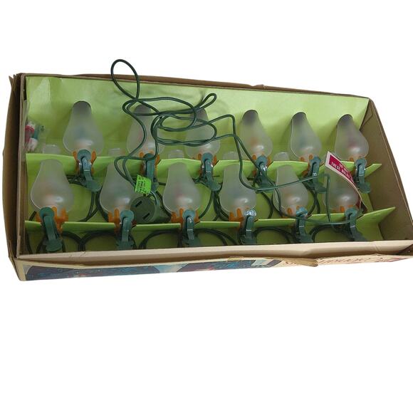 Vintage GE Merry Midget 12 Colonial Lights Christmas Holiday - Picture 2 of 10